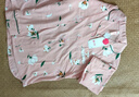 芬騰睡衣女5A抑菌純棉春夏翻領(lǐng)開(kāi)衫純棉長(cháng)袖睡衣女士家居服軟棉棉 曬單實(shí)拍圖