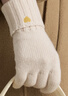 玖慕（JIUMU）純羊毛保暖手套女秋冬季女士毛線(xiàn)手套冬天開(kāi)車(chē)騎車(chē)防寒觸屏手套 曬單實(shí)拍圖