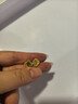 JBV老鳳凰純金幸運草耳釘黃金菱形四葉草耳鉤新款999足金 0.01g 菱形 曬單實(shí)拍圖