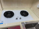 海爾（Haier）【小紅花燃?xì)庠睢?.2kw天然氣雙灶家用臺(tái)嵌兩用 白色面板煙灶聯(lián)動(dòng) 68%高熱效率 Q2BEC(天)可調(diào)節(jié) 曬單實(shí)拍圖