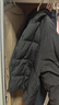 森馬（Semir）輕松羽絨|羽絨服女寬松連帽面包服時(shí)尚冬防潑水防風(fēng)外套百搭 黑色（灰鴨絨）90001 XL 曬單實(shí)拍圖