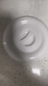 貝瑟斯 陶瓷碗蒸飯碗 蒸菜碗陶瓷蒸蛋碗帶蓋碗家用湯碗純白瓷碗5.5英寸 曬單實(shí)拍圖