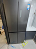美的（Midea）457十字四開(kāi)門(mén)60cm超薄嵌入式底部散熱一級變頻智能家用冰箱 MR-457WUSPZE蒼穹灰 家電國家補貼20% 曬單實(shí)拍圖