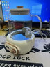BEAR小熊養生壺大容量 煮茶器智能預約1.2L燒水壺 恒溫煮茶壺 辦公室電水壺 花茶壺 (高顏款)米白 1.2L 曬單實(shí)拍圖