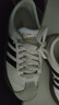 adidas T頭鞋 VL COURT復古板鞋德訓鞋男女阿迪達斯輕運動(dòng) 漢玉白/黑色/樹(shù)脂黃   37 曬單實(shí)拍圖