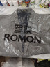 羅蒙（ROMON）西服男士商務(wù)修身外套秋季職業(yè)正裝結婚禮服西裝 灰色 XL 曬單實(shí)拍圖