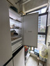 美的（Midea）首創(chuàng)45cm超薄嵌入餐邊柜家用客廳冰箱左餐右廚大容量底部散熱十字四開門國家補貼BCD-427WUSGPZM 曬單實拍圖