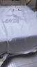 安踏（ANTA）t恤男士短袖夏季薄款圓領(lǐng)潮流大logo純色舒適透氣跑步上衣運動(dòng)服 -3純凈白/淺灰【推薦】 XL (180) 適合140-160斤 曬單實(shí)拍圖
