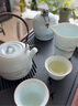 京東京造茶具整套 功夫茶具套裝茶壺茶杯茶盤 影青墨山12件【禮盒裝】 曬單實拍圖