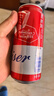 百威啤酒TOP淡色拉格450ml*18聽(tīng)整箱裝新老包裝交替發(fā)貨 曬單實(shí)拍圖