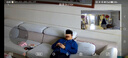 紐曼1200萬超清無線攝像頭家用超清監(jiān)控器360度無死角帶夜視全景語音通話手機遠程自動旋轉室內外云臺 曬單實拍圖