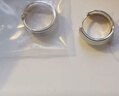 白嵐白貝耳圈925銀耳環(huán)女時(shí)尚精致小眾氣質(zhì)感飾品七夕情人節禮物送老 曬單實(shí)拍圖