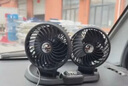 智國者車載電風扇usb散熱24v12v大風力強風轎車大貨車專用雙頭靜音降溫 曬單實拍圖