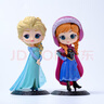 冰雪奇緣愛(ài)莎公主安娜艾莎雪寶玩偶玩具手辦兒童生日蛋糕裝飾擺件 艾莎+安娜 不要雪寶 曬單實(shí)拍圖