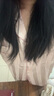 歐詩帛女士家居服可外穿女生短袖冰絲睡衣女夏季2025年新款帶胸墊套裝 0068女【帶胸墊】 L （建議體重90-110斤） 曬單實(shí)拍圖