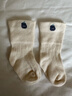 愛寶適嬰兒襪子春秋新生兒襪子寶寶中筒棉襪兒童襪子腳套4雙裝XS碼S398 曬單實拍圖