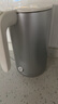 雙立人（ZWILLING）燒水壺熱水壺電熱水壺304不銹鋼家用燒水器雙層隔熱防燙智能防干燒ENFINIGY 1.5L -銀色 曬單實(shí)拍圖