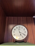 康巴絲（Compas）座鐘客廳臥室擺放家用座鐘臺式帶鬧鐘創(chuàng  )意北歐時(shí)尚風(fēng)格大字  2346紅木紋 其他 曬單實(shí)拍圖