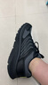 斯凱奇（Skechers）暮光鞋丨運(yùn)動(dòng)跑鞋男女款高回彈輕質(zhì)吸震綁帶休閑鞋七夕禮物 男款-黑色/炭灰色/BKCC 41 曬單實(shí)拍圖