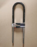 虎頓（HOTUN）玻璃門鎖U型鎖鎖具商鋪店面門插鎖推拉門玻璃鎖長鎖u形鎖A01-420 曬單實(shí)拍圖