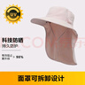 俞兆林防曬帽女UV50+夏季漁夫帽護脖護頸戶(hù)外運動(dòng)太陽(yáng)帽全遮臉?lè )雷贤饩€(xiàn) 曬單實(shí)拍圖