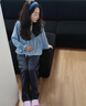 十月媽咪孕婦褲秋季新款外穿褲腰抽繩可調(diào)節(jié)孕婦直筒褲顯瘦闊腿褲深灰XL 曬單實(shí)拍圖
