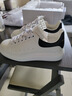 亞歷山大麥昆（Alexander McQueen）雙十一小白鞋厚底休閑運動(dòng)鞋男士闊型小牛皮時(shí)尚帆布板鞋節日禮物 黑尾【新款，新貨號】(偏大) 39 曬單實(shí)拍圖