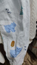 童泰嬰兒連體衣新生兒爬服四季純棉男女寶寶家居服內(nèi)衣 藍色 80cm 曬單實拍圖