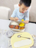 雙槍（Suncha）鈦健康飯盒小學生上班族可微波爐比316好不銹鋼餐盒1.5L配保溫袋 曬單實拍圖