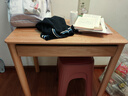 源氏木語(yǔ)實(shí)木書(shū)桌現代簡(jiǎn)約書(shū)房辦公桌小戶(hù)型橡木電腦桌家用寫(xiě)字桌 0.8米單抽書(shū)桌(800*500*750mm) 曬單實(shí)拍圖