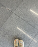 名創(chuàng)優(yōu)品（MINISO）洞洞鞋男女夏季外穿涼鞋防滑厚底踩屎感包頭涼拖鞋 卡其+海洋星星 曬單實拍圖