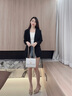 狄梵普輕奢包包女包女士2025新款斜挎單肩包生日七夕節(jié)禮物送女友送老婆 白色【禮盒裝】 小包 曬單實(shí)拍圖
