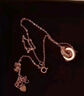 周大生環(huán)環(huán)相扣銀項(xiàng)鏈輕奢小眾玫瑰金色鎖骨鏈七夕禮物送女友 曬單實(shí)拍圖