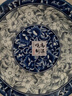 華青格青花瓷8英寸盤(pán)子家用餐盤(pán)菜盤(pán)唐式陶瓷盤(pán)2只裝釉下彩餐具套裝 曬單實(shí)拍圖