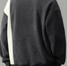 大嘴猴（paul frank）衛(wèi)衣男士燈芯絨外套男春秋季寬松休閑上衣服男裝 灰藍色 2XL 曬單實拍圖