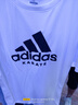 adidas短袖男戶(hù)外休閑透氣運動(dòng)服健身運動(dòng)速干T恤 白/黑（空手道） M  曬單實(shí)拍圖