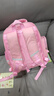 AODAISI【順豐包郵】夏季書(shū)包小學(xué)生一到六年級護脊減負兒童輕便雙肩背包 粉色小號【美樂(lè )蒂】 含配件 曬單實(shí)拍圖