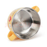 樂(lè )扣樂(lè )扣（LOCK&LOCK）輔食碗 兒童餐具進(jìn)口不銹鋼餐具小學(xué)生卡通雙手柄湯碗飯碗 250ml 曬單實(shí)拍圖