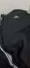 亚当彼得品牌纯棉运动套装男春秋特大号胖子加肥加大休闲运动两件套肥佬 黑色 4XL 实拍图