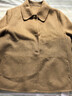 雷公館 毛呢大衣女短款100%羊毛2025秋冬毛呢外套寬松羊毛雙面呢小個(gè)子 抹茶色 L 曬單實(shí)拍圖
