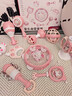 夢(mèng)多福嬰幼兒音樂(lè)玩具0-6月新生兒見(jiàn)面禮1歲百天滿月生日禮物高檔實(shí)用 【豪華啟蒙10件套】粉萌兔 可啃咬/安撫/抓握男女孩嬰幼兒 曬單實(shí)拍圖