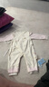 AMI新生兒衣服初生兒春秋蝴蝶衣和尚服純棉無骨寶寶嬰兒連體衣哈衣 粉色滿印小兔-系繩款 66cm （建議寶寶體重：12-16斤） 曬單實拍圖