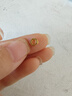 第一福古法文玩黃金吉言金錘紋盤(pán)纏足金999小配件隔珠手串DIY隔片擺件 生財盤(pán)纏 約0.40g 曬單實(shí)拍圖