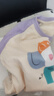 婧麒寶寶長(cháng)袖T恤春裝嬰兒純棉衣服女童上衣打底衫男童兒童假兩件 小象艾奇 100 cm 建議【90-cm 24-30斤】 曬單實(shí)拍圖
