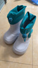 牧童兒童雨鞋男童寶寶束腳防水輕便可愛(ài)幼兒園男女雨靴 企鵝藍160 曬單實(shí)拍圖