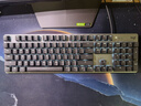 羅技（Logitech）K845 機(jī)械鍵盤 有線鍵盤 游戲辦公鍵盤 104鍵 全尺寸 單光 黑色 TTC軸 紅軸 曬單實(shí)拍圖