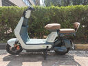 綠源新國(guó)標(biāo)電動(dòng)自行車LIVA7豪華版【續(xù)航70km-48V24A星恒鋰電】NFC智能解鎖前碟后陶液冷電機(jī)保十年 青 曬單實(shí)拍圖