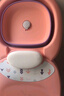 世紀寶貝（babyhood）兒童洗頭躺椅 折疊寶寶洗澡神器可坐躺家用洗發(fā)床PVC軟墊 少女粉 曬單實(shí)拍圖
