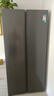 美的（Midea）606L大容量對開(kāi)門(mén)冰箱雙開(kāi)門(mén)雙變頻一級能效節能省電家用超薄電冰箱風(fēng)冷無(wú)霜凈味 國家補貼20% 605/607 新品升級款Pro 曬單實(shí)拍圖