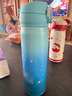 膳魔師（THERMOS）保溫杯兒童男女士學(xué)生水杯大容量不銹鋼杯子七夕節(jié)教師節(jié)禮物JNL 【316L不銹鋼-海洋藍(lán)色】 500ml 曬單實(shí)拍圖